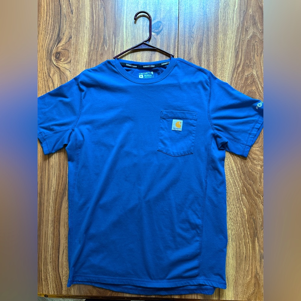Carhartt Men's Blue Pocket T-Shirt
